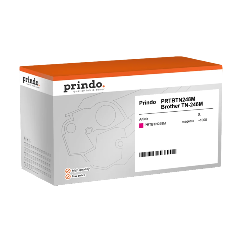 Brother TN-248M Toner Magenta compatible · Prindo Classic