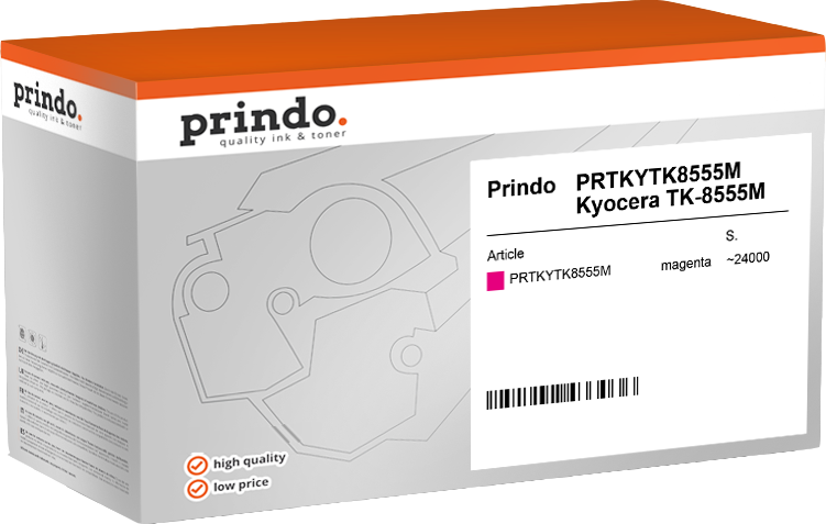 Kyocera Mita TK-8555M Toner Magenta compatible équivalent à 1T02XCBNL0 · Prindo Classic