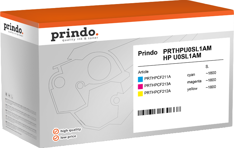 HP 131A Toner Pack 3 Couleurs compatible · Prindo Classic