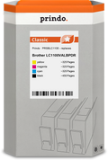 Brother LC-1100 Cartouche Pack 4 Couleurs compatible équivalent à LC1100VALBPDR · Prindo Classic
