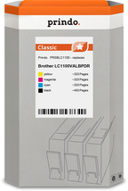 Brother LC-1100 Cartouche Pack 4 Couleurs compatible équivalent à LC1100VALBPDR · Prindo Classic