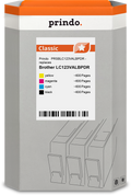 Brother LC-123 Cartouche Pack 4 Couleurs compatible équivalent à LC123VALBPDR · Prindo Classic