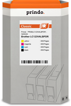 Brother LC-123 Cartouche Pack 4 Couleurs compatible équivalent à LC123VALBPDR · Prindo Classic