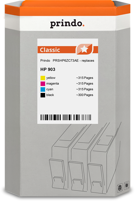 HP 903 Cartouche Pack 4 Couleurs compatible · Prindo Classic