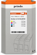 Brother LC-121 Cartouche Pack 4 Couleurs compatible équivalent à LC121VALBPDR · Prindo Classic