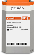 Canon CLI-521bk Cartouche Noir compatible équivalent à 2933B001 · Prindo Classic