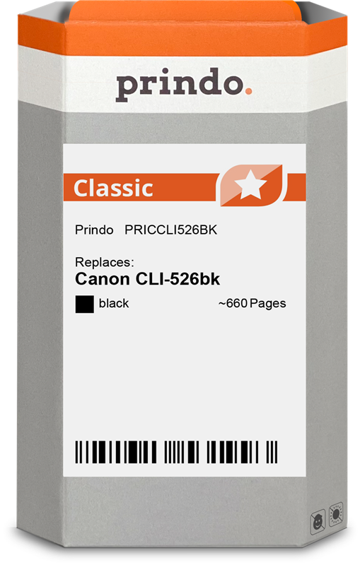 Canon CLI-526bk Cartouche Noir compatible équivalent à 4540B001 · Prindo Classic