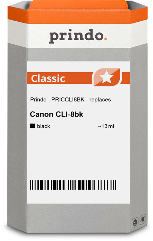 Canon CLI-8bk Cartouche Noir compatible équivalent à 0620B001 · Prindo Classic