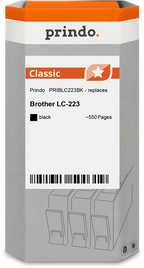 Brother LC223BK Cartouche Noir compatible · Prindo Classic