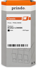 Brother LC985BK Cartouche Noir compatible · Prindo Classic
