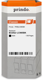 Brother LC985BK Cartouche Noir compatible · Prindo Classic