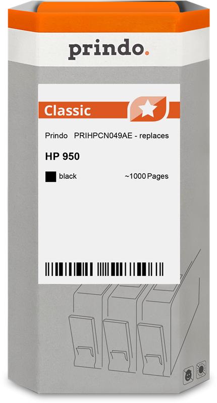 HP 950 XL Cartouche Noir compatible équivalent à CN045AE · Prindo Classic