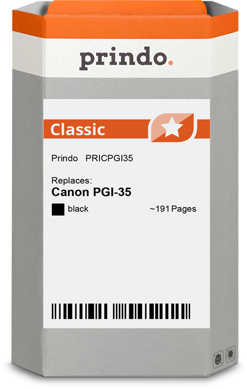Canon PGI-35 Cartouche Noir compatible équivalent à 1509B001 · Prindo Classic