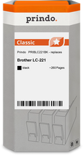 Brother LC221BK Cartouche Noir compatible · Prindo Classic