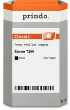 Epson 266 Cartouche Noir compatible équivalent à C13T26614010 · Prindo Classic