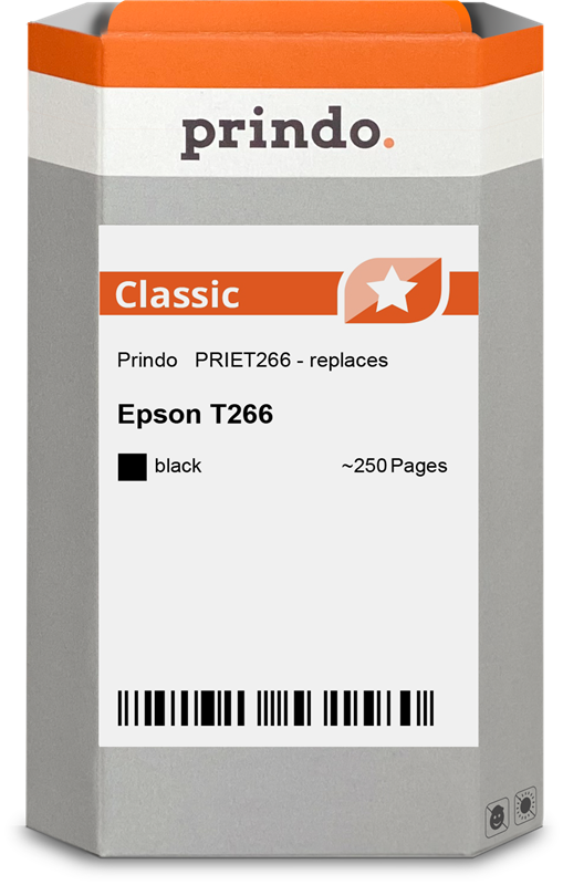 Epson 266 Cartouche Noir compatible équivalent à C13T26614010 · Prindo Classic