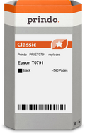 Epson Prindo CLASSIC : L'alternative, qualité supérieure, fonctionnalité totale - compatible avec Epson T0791 Cartouche Noir compatible · Prindo Classic