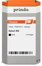 Epson 502 Cartouche Noir compatible équivalent à C13T02V14010 · Prindo Classic