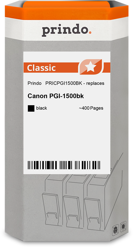 Canon PGI-1500bk Cartouche Noir compatible équivalent à 9218B001 · Prindo Classic
