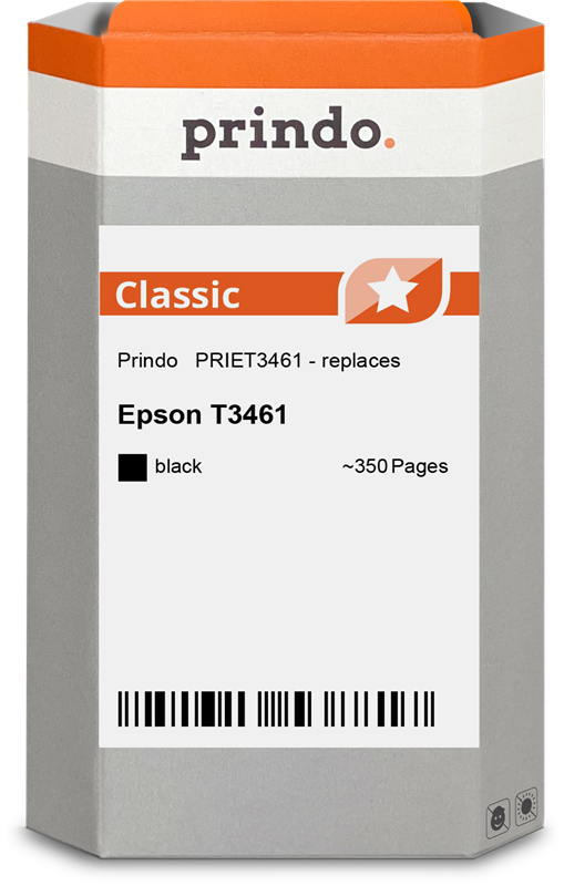 Epson C13T34614010 Cartouche Noir compatible · Prindo Classic