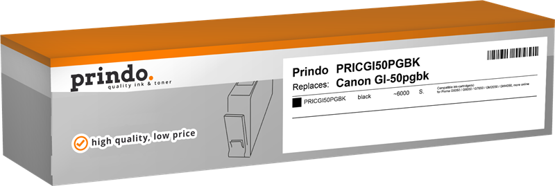 Canon GI-50pgbk Cartouche Noir compatible équivalent à 3386C001 · Prindo Classic