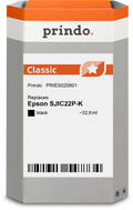 Epson SJIC22P-K Cartouche Noir compatible équivalent à C33S020601 · Prindo Classic