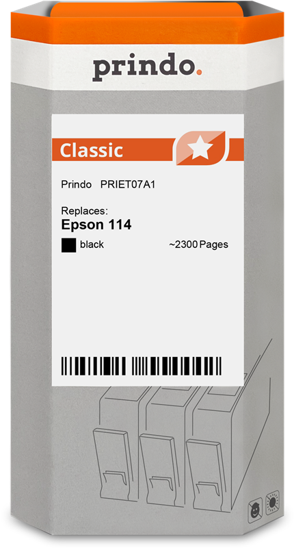Epson 114 Cartouche Noir compatible équivalent à C13T07A140 · Prindo Classic