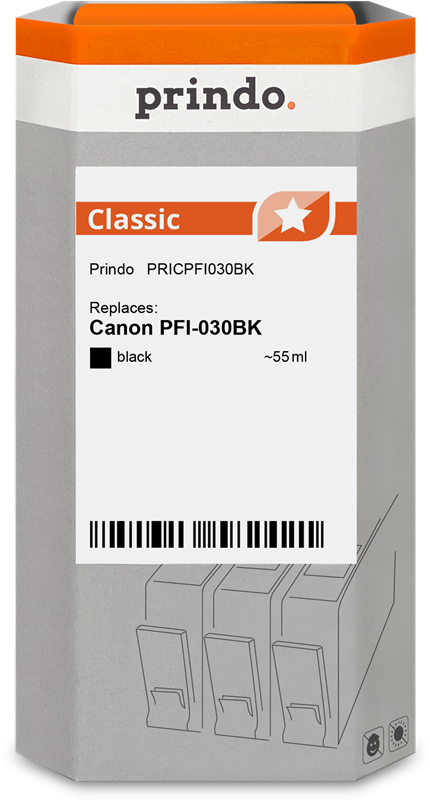 Canon PFI-030BK Cartouche Noir compatible équivalent à 3489C001 · Prindo Classic