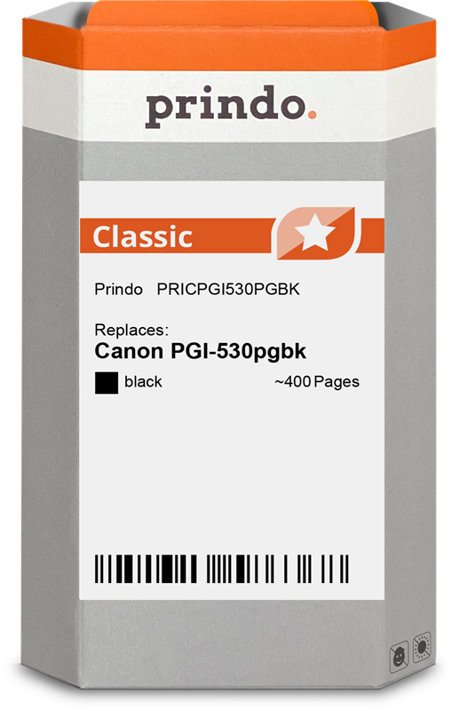 Canon PGI-530pgbk Cartouche Noir compatible équivalent à 6117C001 · Prindo Classic