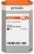 Canon CLI-531bk Cartouche Noir compatible équivalent à 6118C001 · Prindo Classic