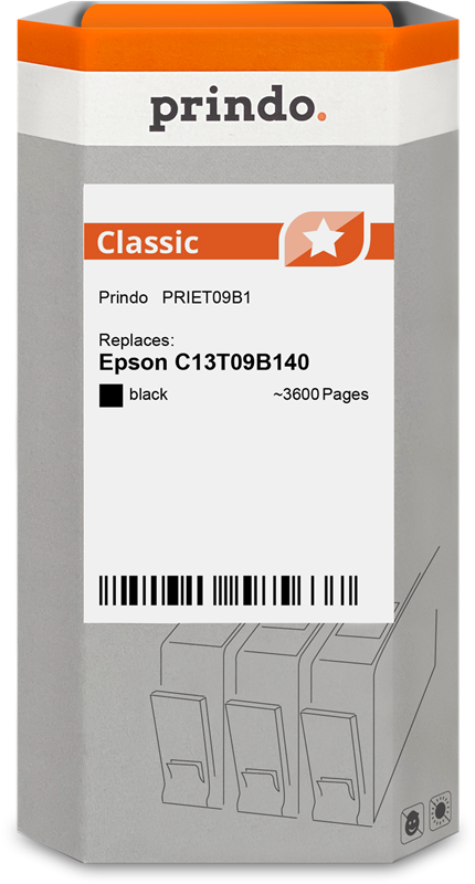 Epson 107 Cartouche Noir compatible équivalent à C13T09B140 · Prindo Classic