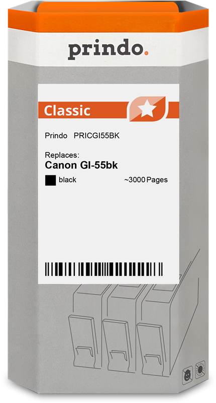 Canon GI-55bk Cartouche Noir compatible équivalent à 6292C001 · Prindo Classic