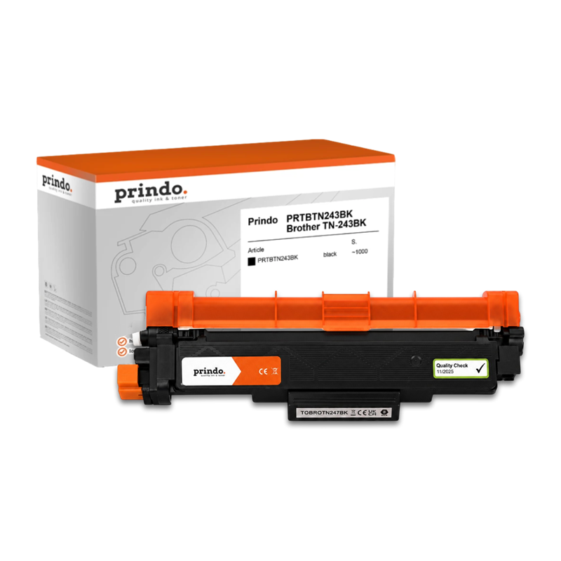 Brother TN-243BK Toner Noir compatible · Prindo Classic