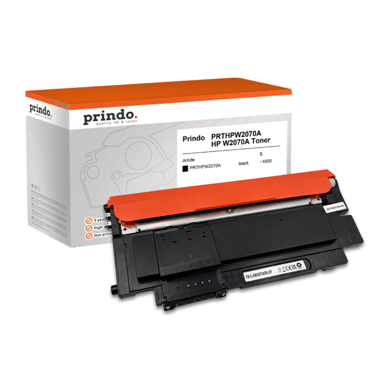 HP 117A Toner Noir compatible équivalent à W2070A · Prindo Classic