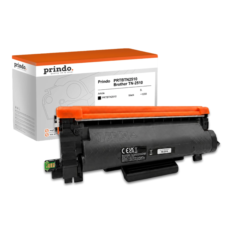 Brother TN-2510 Toner Noir compatible · Prindo Classic