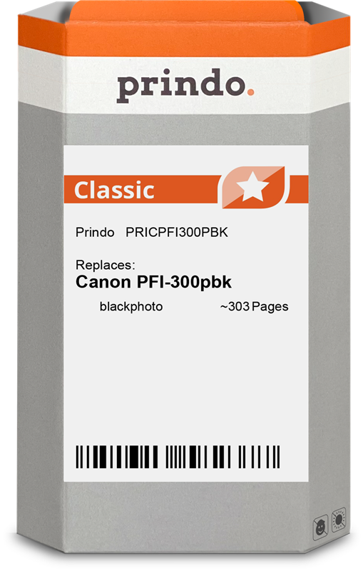 Canon PFI-300pbk Cartouche Noir Photo compatible équivalent à 4193C001 · Prindo Classic