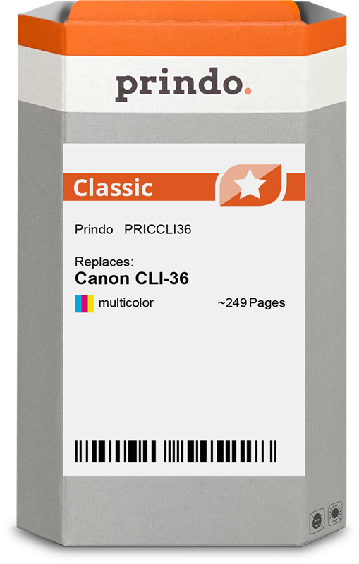 Canon CLI-36 Cartouche Tricolore compatible équivalent à 1511B001 · Prindo Classic