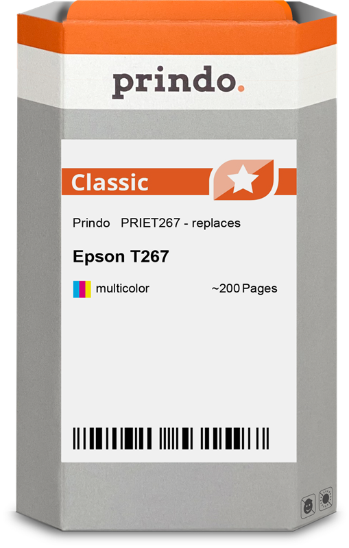 Epson 267 Cartouche Tricolore compatible équivalent à C13T26704010 · Prindo Classic