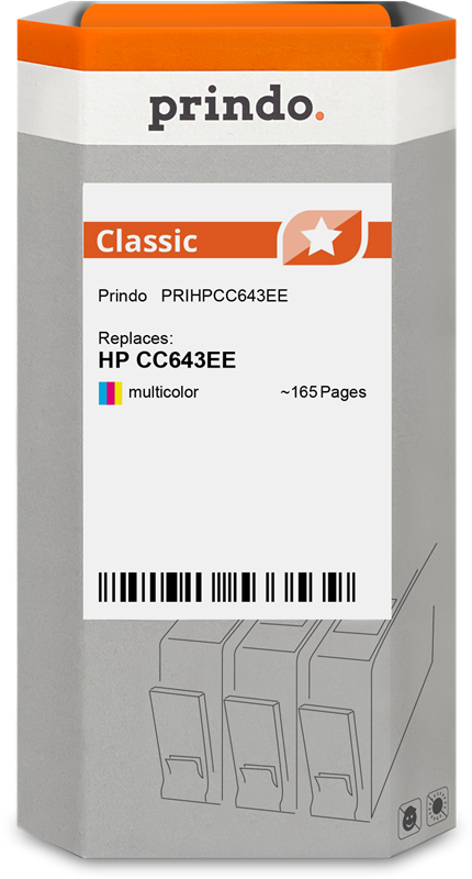 HP 300 Cartouche Tricolore compatible équivalent à CC643EE · Prindo Classic