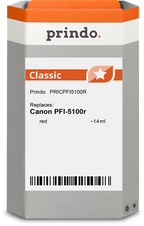 Canon PFI-5100r Cartouche Rouge compatible équivalent à 6958C001 · Prindo Classic