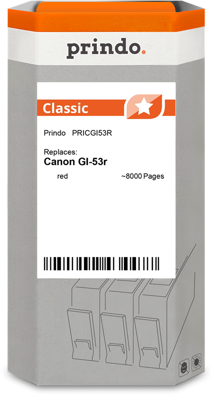 Canon GI-53r Cartouche Rouge compatible équivalent à 4717C001 · Prindo Classic