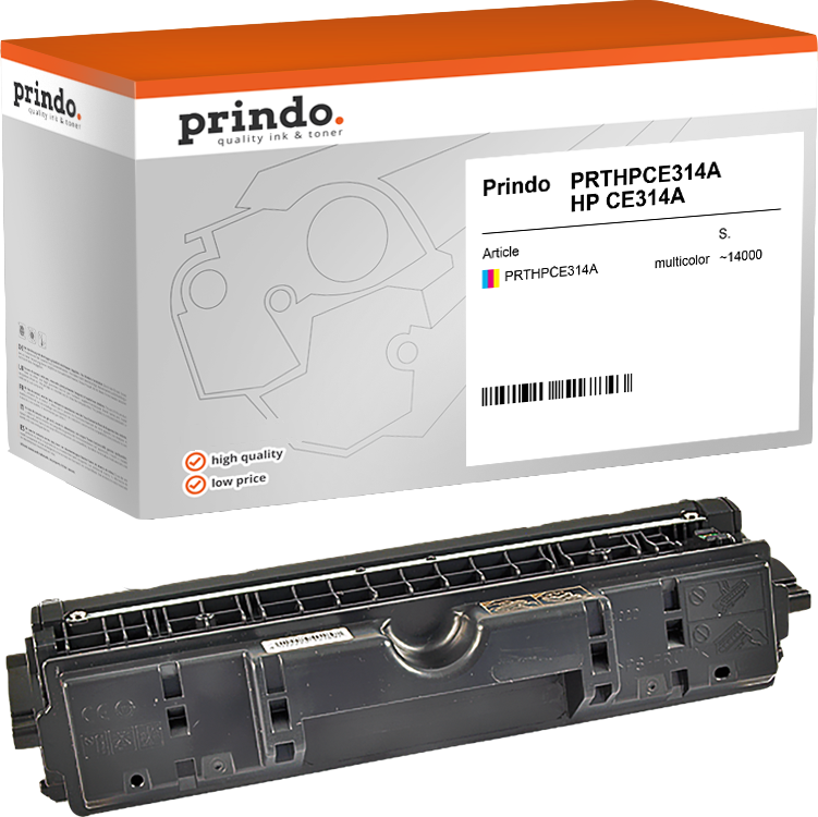 HP 126A Tambour Tricolore compatible · Prindo Classic