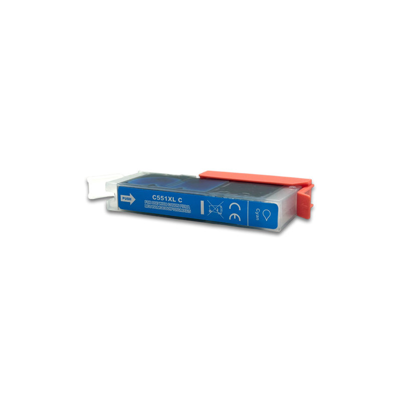Canon CLI-551C XL Cartouche Cyan compatible équivalent à 6444B001 · Prindo Classic