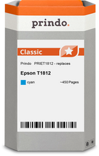 Epson 18 XL Cartouche Cyan compatible équivalent à C13T18124012 · Prindo Classic