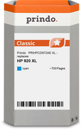 HP 920 XL Cartouche Cyan compatible équivalent à CD972AE · Prindo Classic