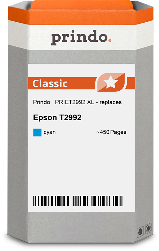 Epson 29 XL Cartouche Cyan compatible équivalent à C13T29924012 · Prindo Classic