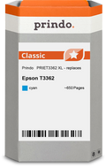 Epson 33 XL Cartouche Cyan compatible équivalent à C13T33624012 · Prindo Classic