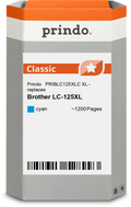 Brother LC125XLC Cartouche Cyan compatible · Prindo Classic