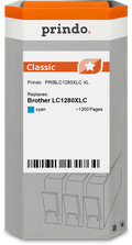 Brother LC1280XLC Cartouche Cyan compatible · Prindo Classic