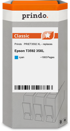 Epson 35XL Cartouche Cyan compatible équivalent à C13T35924010 · Prindo Classic
